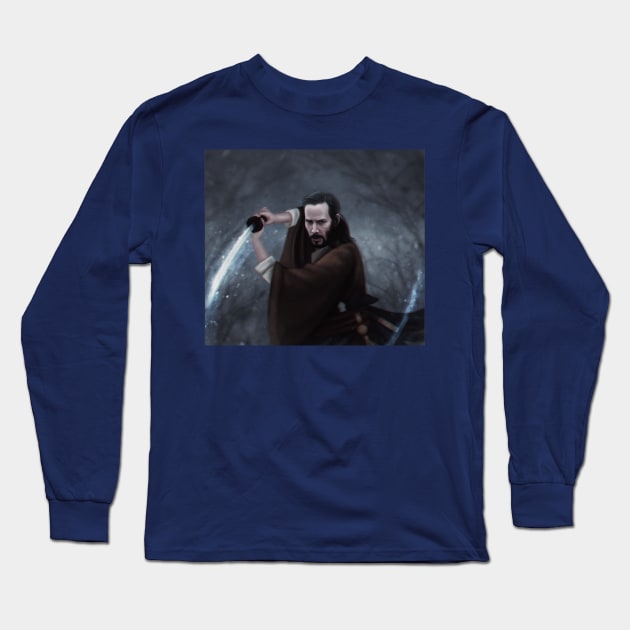 Breathtaking Samurai Long Sleeve T-Shirt by Purplehate